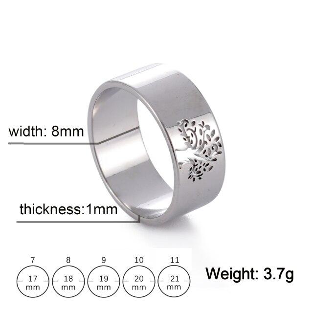 Unift Hollow Stainless Steel Rings Men Women Viking Tree Of Life Finger Rings Classic Vintage Amulet Jewelry Nuptial Bridal Band Couple Giveaway 11
Unift Hollow Stainless Steel Rings Men Women Viking Tree Of Life Finger Rings Classic Vintage Amulet Jewelry Nuptial Bridal Band Couple Giveaway 11