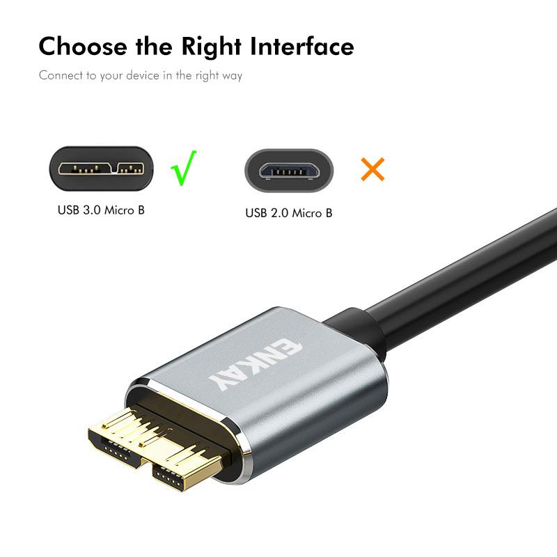 ENKAY HAT PRINCE 1.5m USB 3.0 A to USB 3.0 Micro B Cable Camera Hard Drive Charging Data Cable As Shown A
ENKAY HAT PRINCE 1.5m USB 3.0 A to USB 3.0 Micro B Cable Camera Hard Drive Charging Data Cable As Shown A