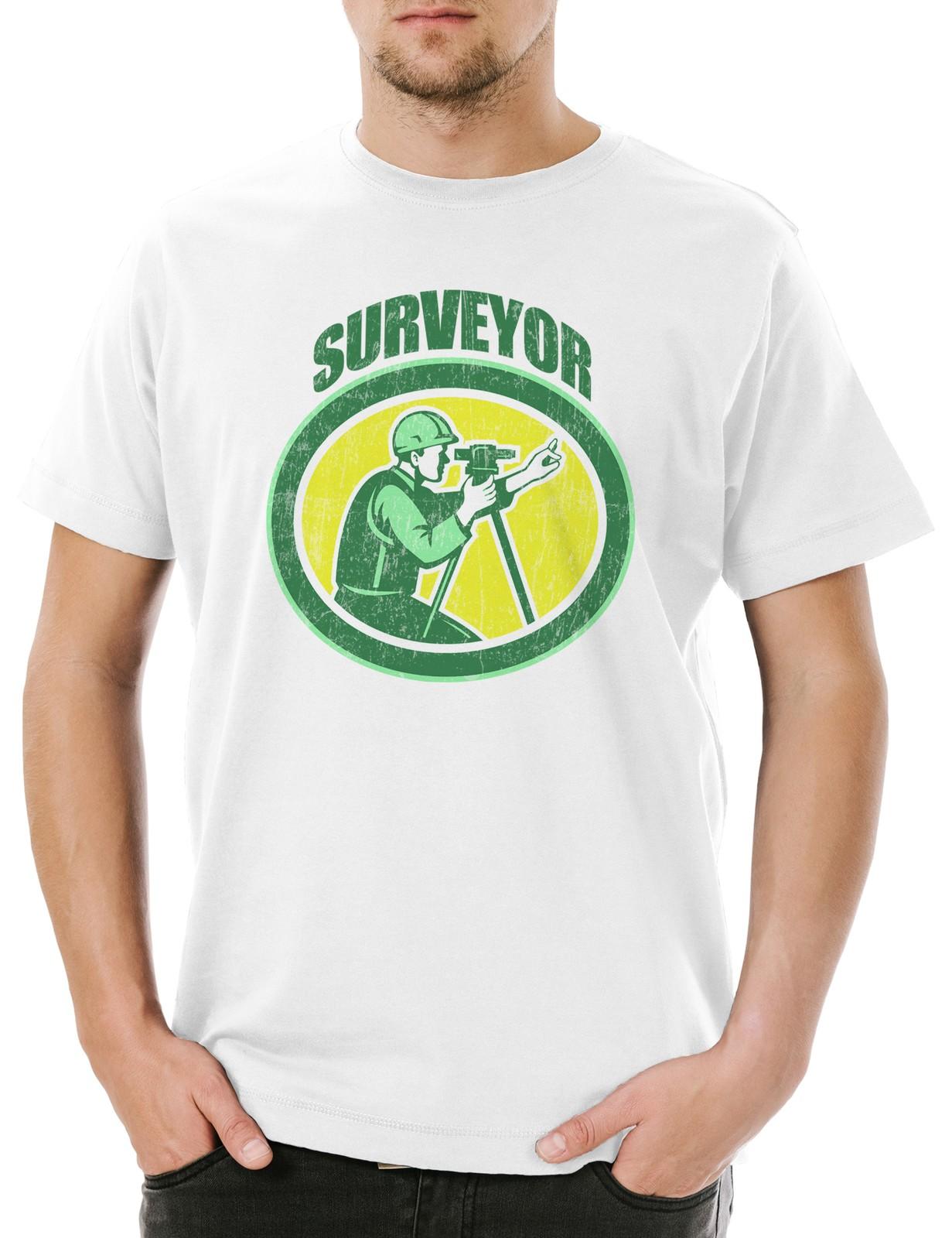 Surveyor II Mens T-Shirt Mens Womens Tees Top Appraiser Expert Engineer Site Manager Architect 4XL
Surveyor II Mens T-Shirt Mens Womens Tees Top Appraiser Expert Engineer Site Manager Architect 4XL