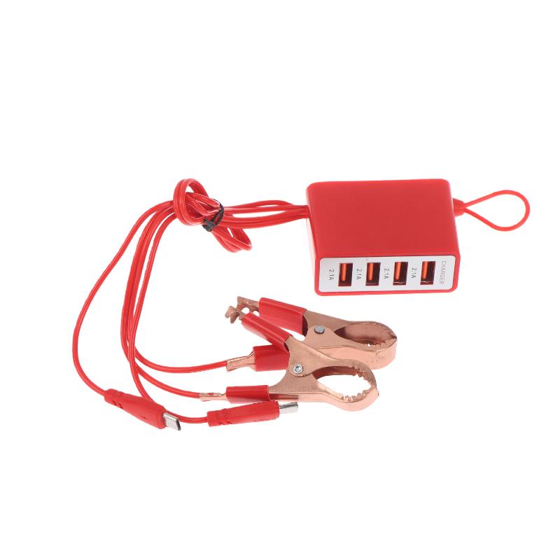 1 шт. Аксесуари для вантажівок та мотоциклів 4 USB-порти Затискач-шнурок Зарядний пристрій DC12V/24V до 5V Порт для зарядки 2.1A One Size
1 шт. Аксесуари для вантажівок та мотоциклів 4 USB-порти Затискач-шнурок Зарядний пристрій DC12V/24V до 5V Порт для зарядки 2.1A One Size