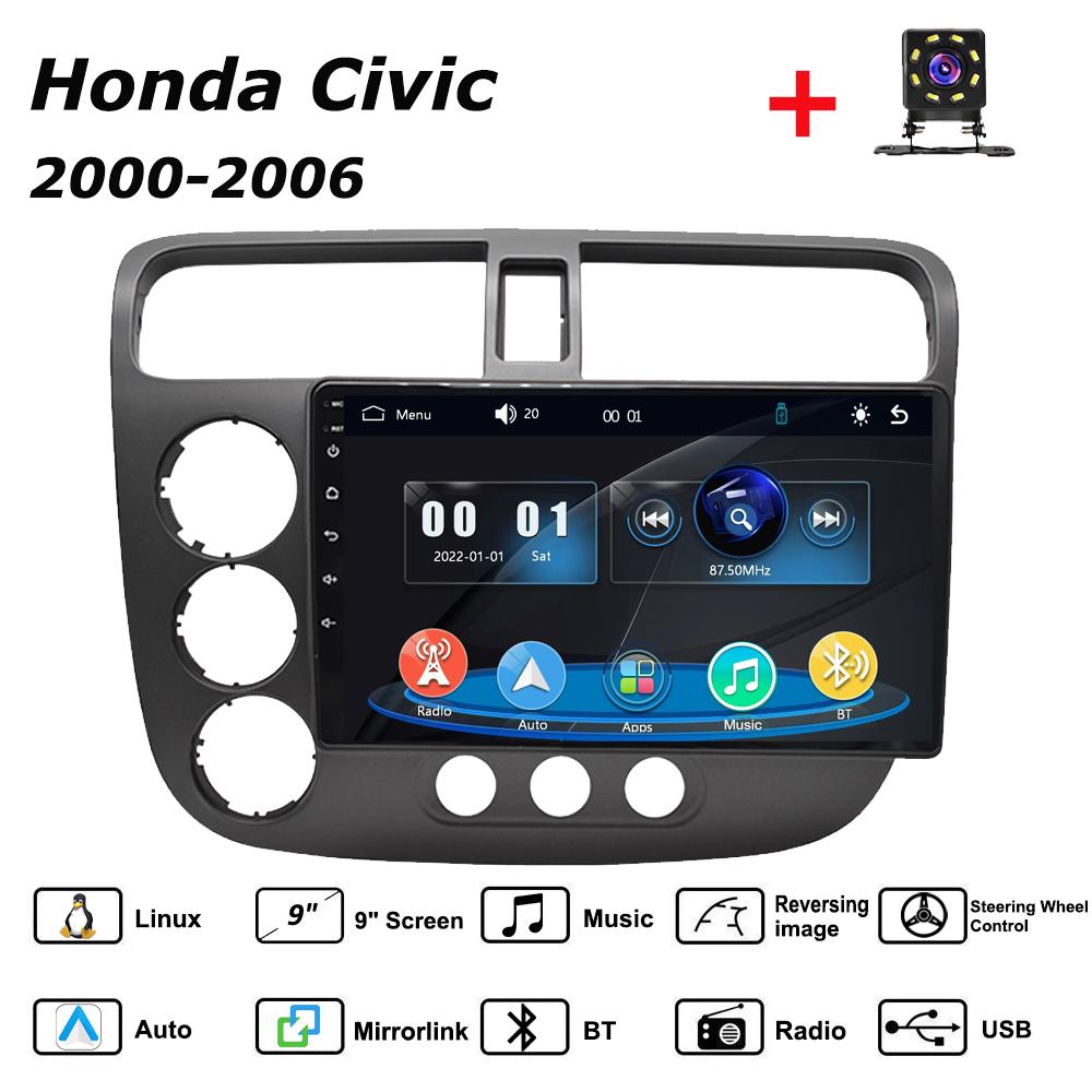 Car Radio Multimedia MP5 Player Head Unit Stereo BT For Honda Civic 2000-2006 чёрный
Car Radio Multimedia MP5 Player Head Unit Stereo BT For Honda Civic 2000-2006 чёрный