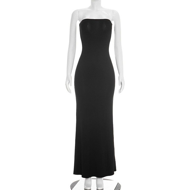 Zds1085 European and American Women s Clothing Summer New Solid Color Casual Slim Fit Sleeveless Tube Top Basic Fishtail Long Dress Black (Ready to Ship) XS
Zds1085 European and American Women s Clothing Summer New Solid Color Casual Slim Fit Sleeveless Tube Top Basic Fishtail Long Dress Black (Ready to Ship) XS