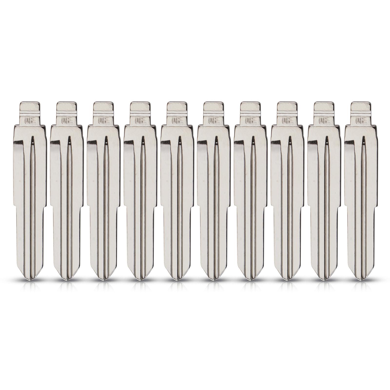 Pack of 10 #08 Metal Key Blank Universal for Vehicle Replacement Part TOY38R Car Flip Remote Keys Blade Stable Performances 1
Pack of 10 #08 Metal Key Blank Universal for Vehicle Replacement Part TOY38R Car Flip Remote Keys Blade Stable Performances 1