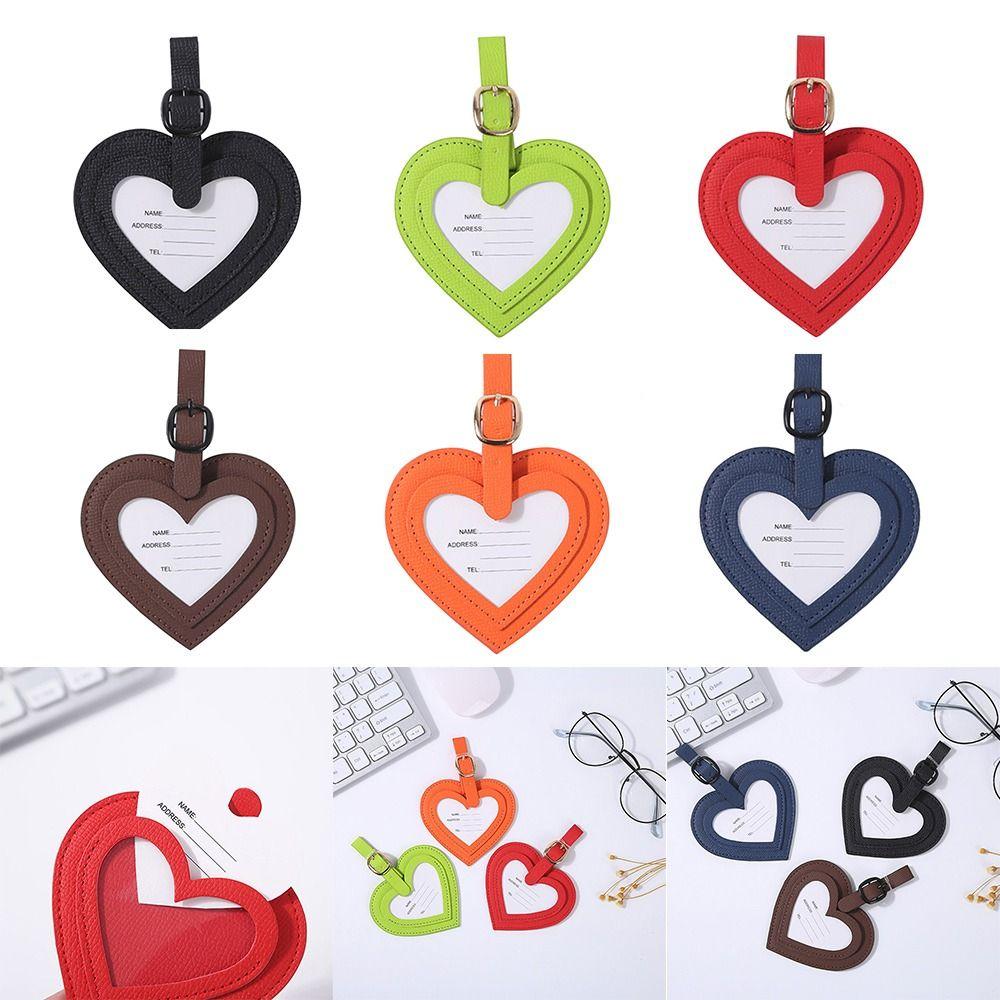 Accessories Practical Airplane Labels Heart Luggage Tag Suitcase Name Tag Anti-Lost Luggage Tags
Accessories Practical Airplane Labels Heart Luggage Tag Suitcase Name Tag Anti-Lost Luggage Tags