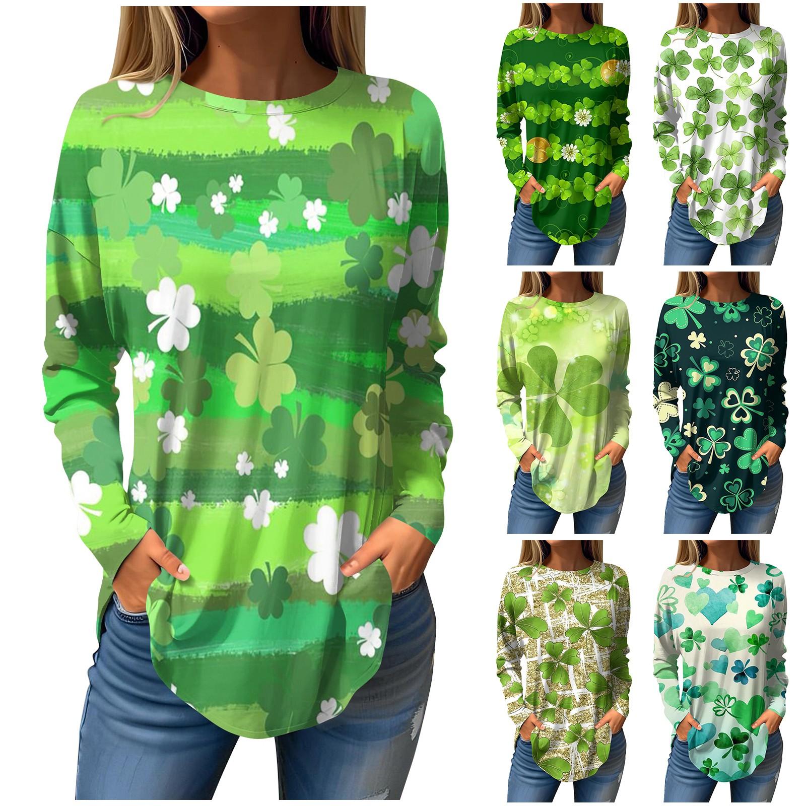 Tee Shirts For Women Fall Winter Casual Long Sleeve Fashion Top Printed Pullover Top XXL
Tee Shirts For Women Fall Winter Casual Long Sleeve Fashion Top Printed Pullover Top XXL