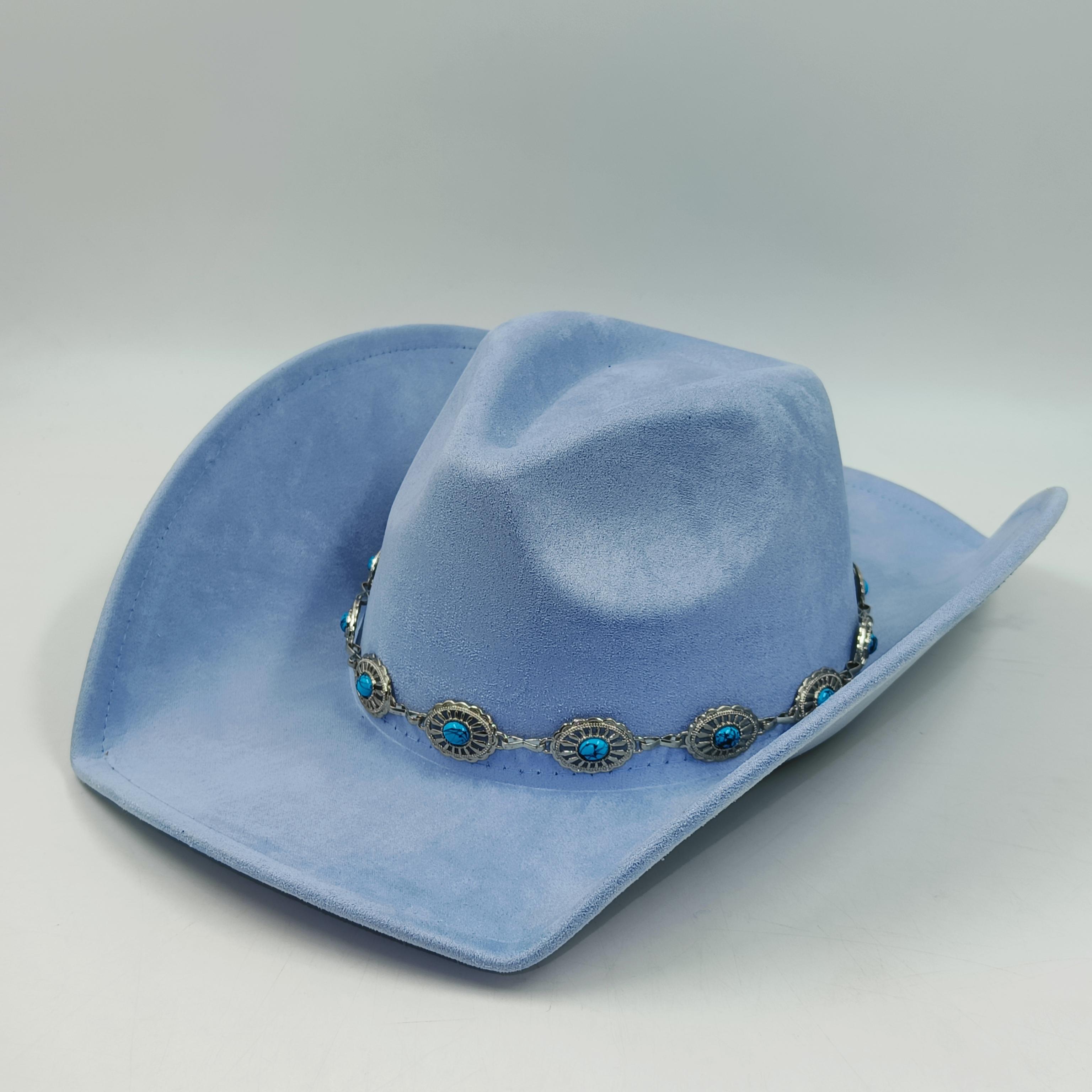 Turquoise Cowboy Hat vegan suede Hat men Jazz hat Suede Cowgirl wide brim fashion Felt Fedora Hat solid Panama sombrero hombre 56-58
Turquoise Cowboy Hat vegan suede Hat men Jazz hat Suede Cowgirl wide brim fashion Felt Fedora Hat solid Panama sombrero hombre 56-58