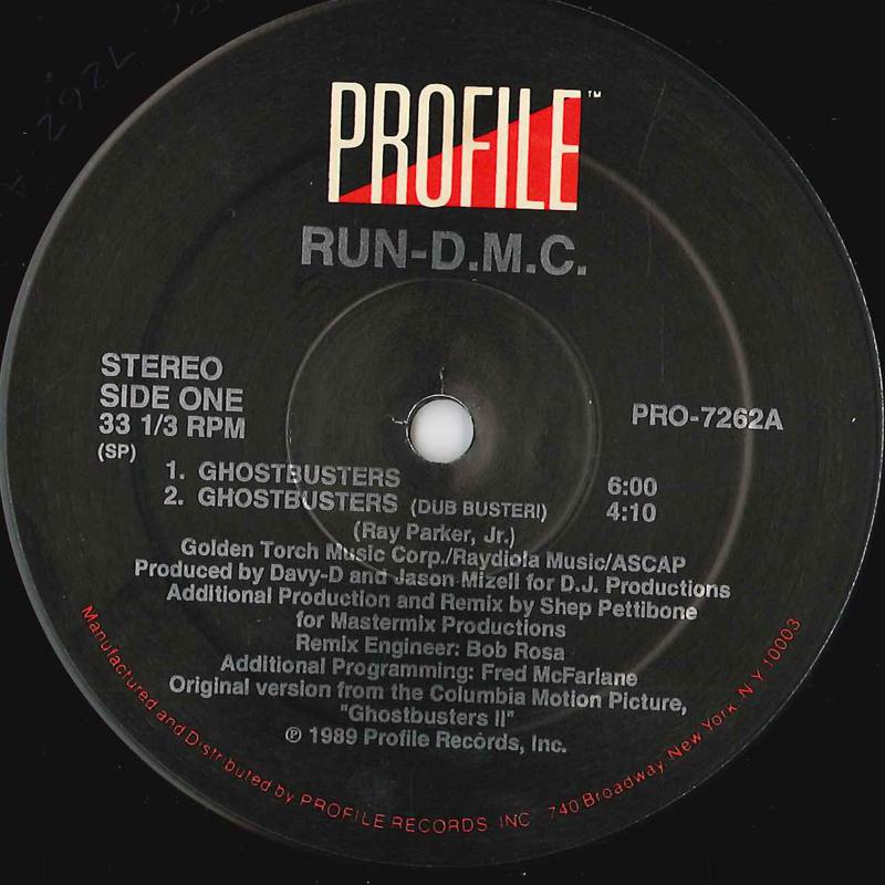 12inch Record RUN D. M. C. - Ghostbusters / Pause PRO7262 PROFILE 1989 US Rap & Hip-Hop/R&B Used
12inch Record RUN D. M. C. - Ghostbusters / Pause PRO7262 PROFILE 1989 US Rap & Hip-Hop/R&B Used