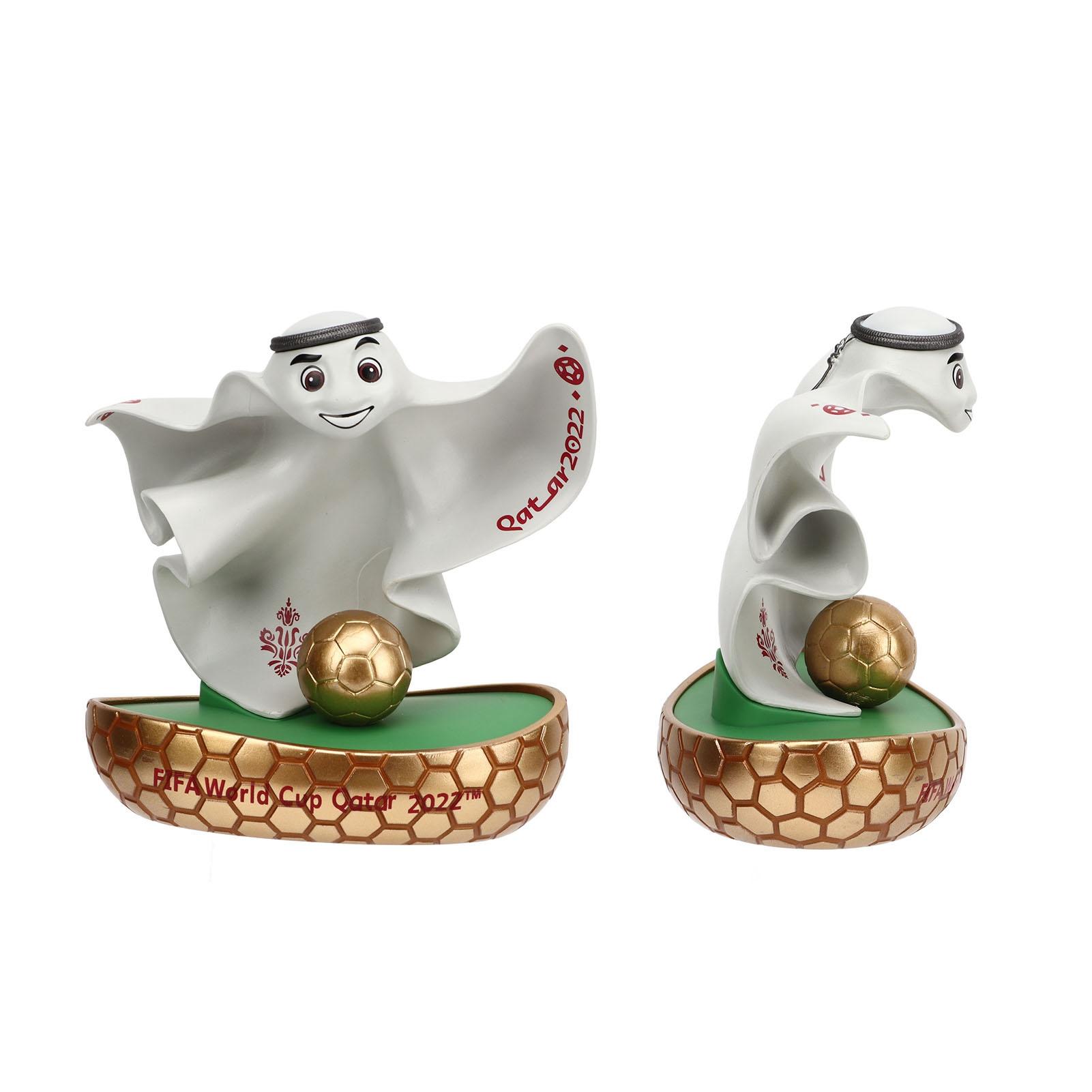 9 см 2022 World Cup 3D La eeb Mascot настольные украшения украшения с золотым футболом и кортом
9 см 2022 World Cup 3D La eeb Mascot настольные украшения украшения с золотым футболом и кортом