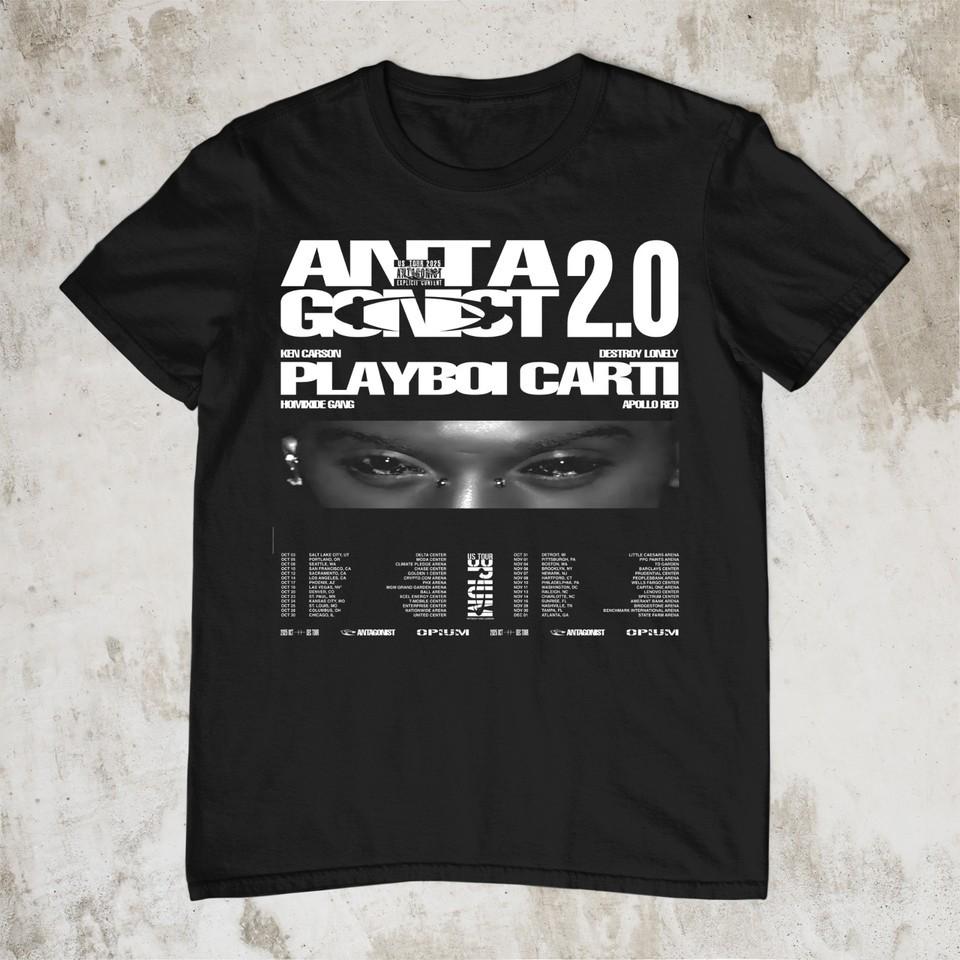 Playboi Carti Antagonist 2.0 Tour 2025 Tshirt K927 Unisex T-Shirt XL
Playboi Carti Antagonist 2.0 Tour 2025 Tshirt K927 Unisex T-Shirt XL