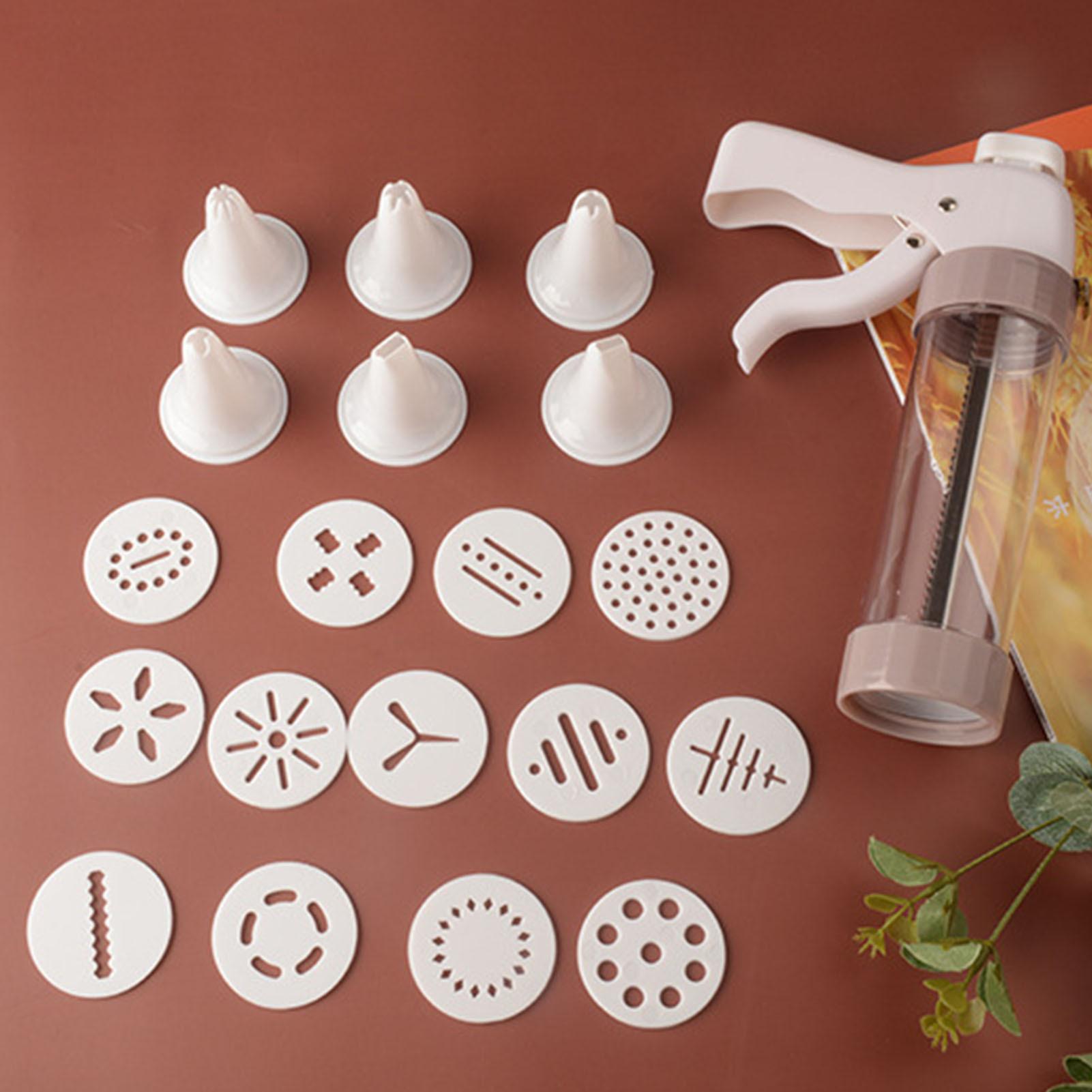 Форма для печенья, пистолет-пресс, набор для глазури, DIY кондитерский шприц-экструдер, насадки для крема, формочка для печенья, инструменты для торта белый
Форма для печенья, пистолет-пресс, набор для глазури, DIY кондитерский шприц-экструдер, насадки для крема, формочка для печенья, инструменты для торта белый