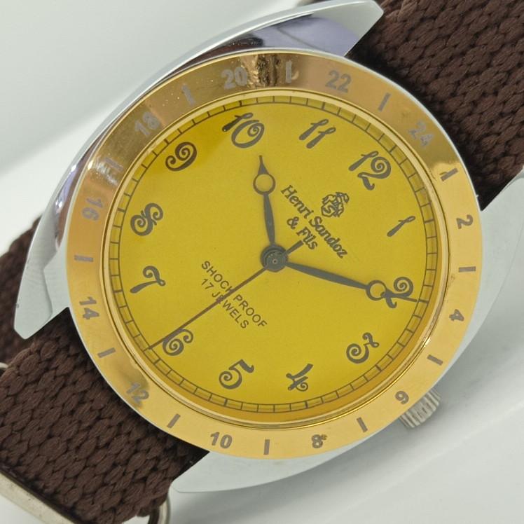 REFURBISHED VINTAGE HENRI SANDOZ & FILS SWISS MENS WRIST WATCH a415042-1 Sku010-a415042
REFURBISHED VINTAGE HENRI SANDOZ & FILS SWISS MENS WRIST WATCH a415042-1 Sku010-a415042