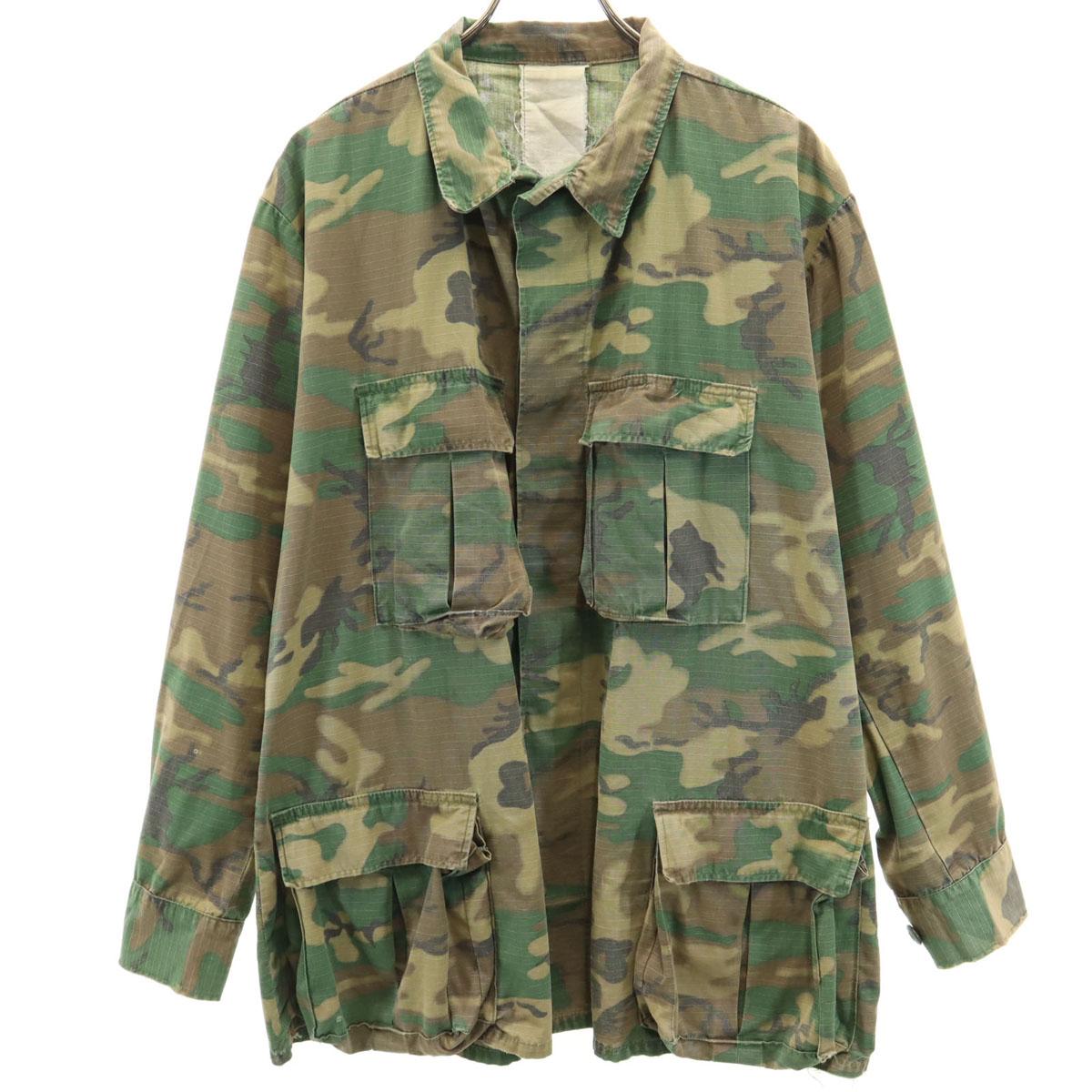 US ARMY 60s 70s Vintage 5th Brown Leaf Camo Pattern Jungle Fatigue Jacket Men s Used
US ARMY 60s 70s Vintage 5th Brown Leaf Camo Pattern Jungle Fatigue Jacket Men s Used