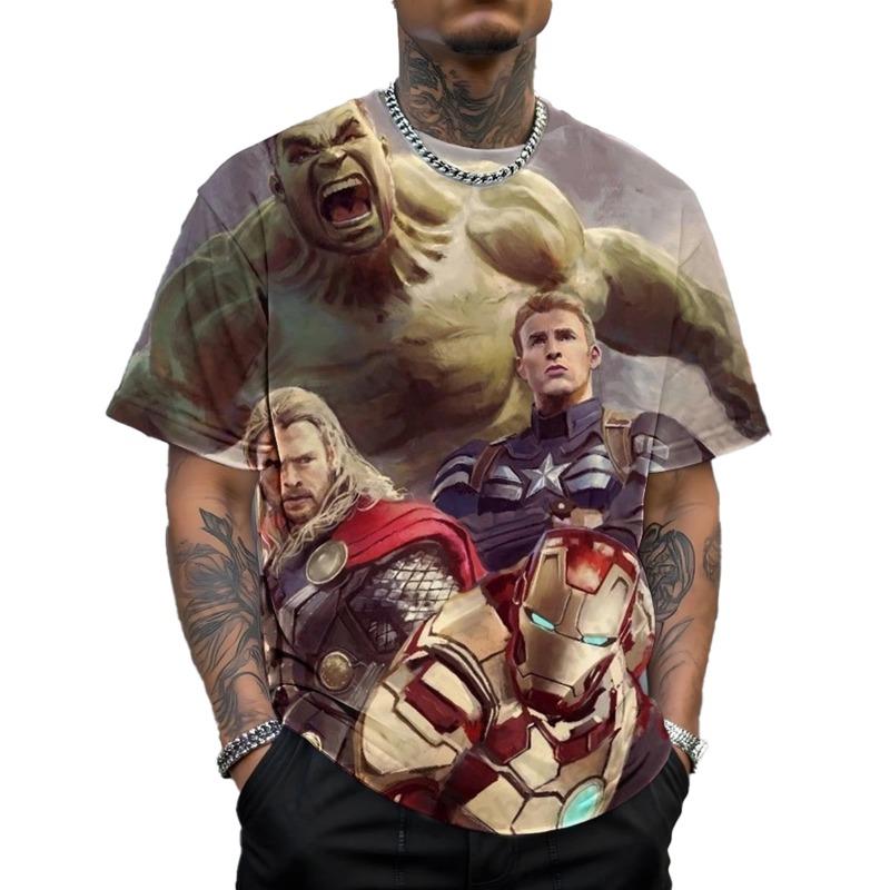 Marvel superhero pattern men s round neck summer Deadpool T-shirt breathable and casual suitable for daily commuting S
Marvel superhero pattern men s round neck summer Deadpool T-shirt breathable and casual suitable for daily commuting S