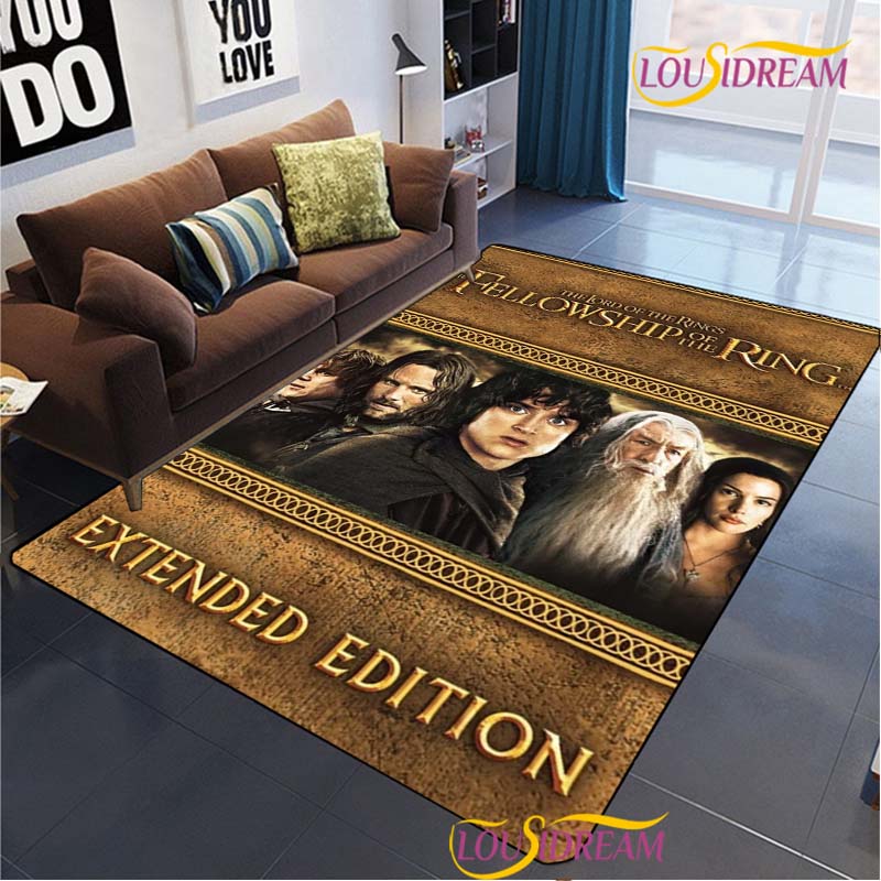 Lord of the Rings Carpet for Living Room Bedroom Rug Kitchen Door Unslip Floor Mats Birthday gift photography props Alfombra Rug 40x60cm
Lord of the Rings Carpet for Living Room Bedroom Rug Kitchen Door Unslip Floor Mats Birthday gift photography props Alfombra Rug 40x60cm