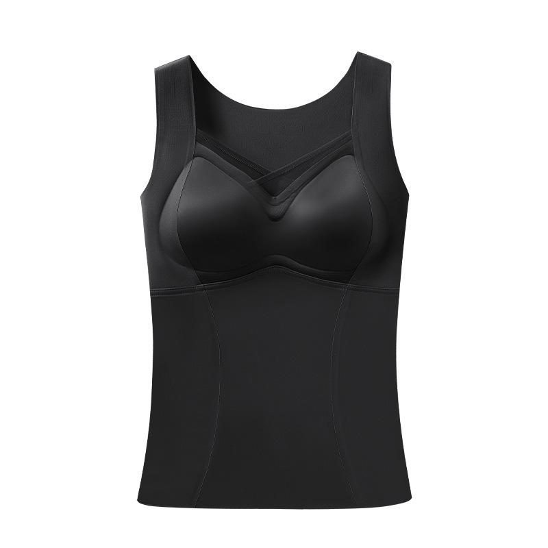 Warm vest with chest pad, ginger inner cup in autumn and winter, heating belly, waist, beautiful back, body sculpting, muscle bottom slimming clothes M【34/75abc recommendation 40-50kg】 чёрный
Warm vest with chest pad, ginger inner cup in autumn and winter, heating belly, waist, beautiful back, body sculpting, muscle bottom slimming clothes M【34/75abc recommendation 40-50kg】 чёрный