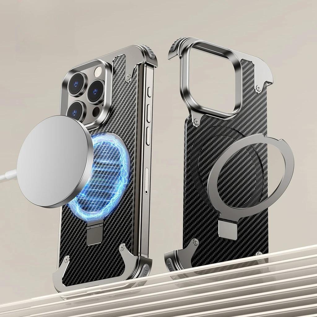 Eary for iPhone 15 Pro 15Plus Phone Case With Magnetic Stand Carbon Fibre Cover Shells Anti-Collision Shockproof Drop Protection iPhone 15
Eary for iPhone 15 Pro 15Plus Phone Case With Magnetic Stand Carbon Fibre Cover Shells Anti-Collision Shockproof Drop Protection iPhone 15
