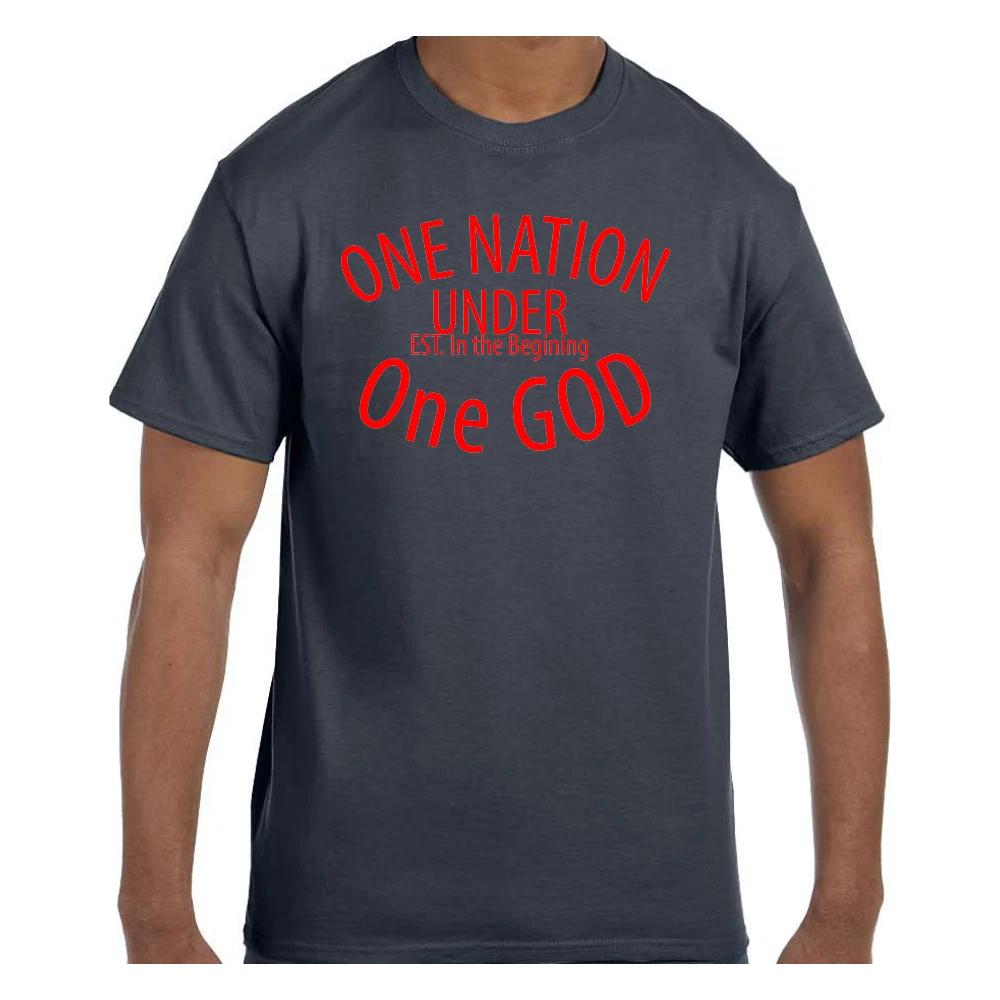 Christian Jesus T shirt One Nation Under One God Est. In the Beginning S
Christian Jesus T shirt One Nation Under One God Est. In the Beginning S