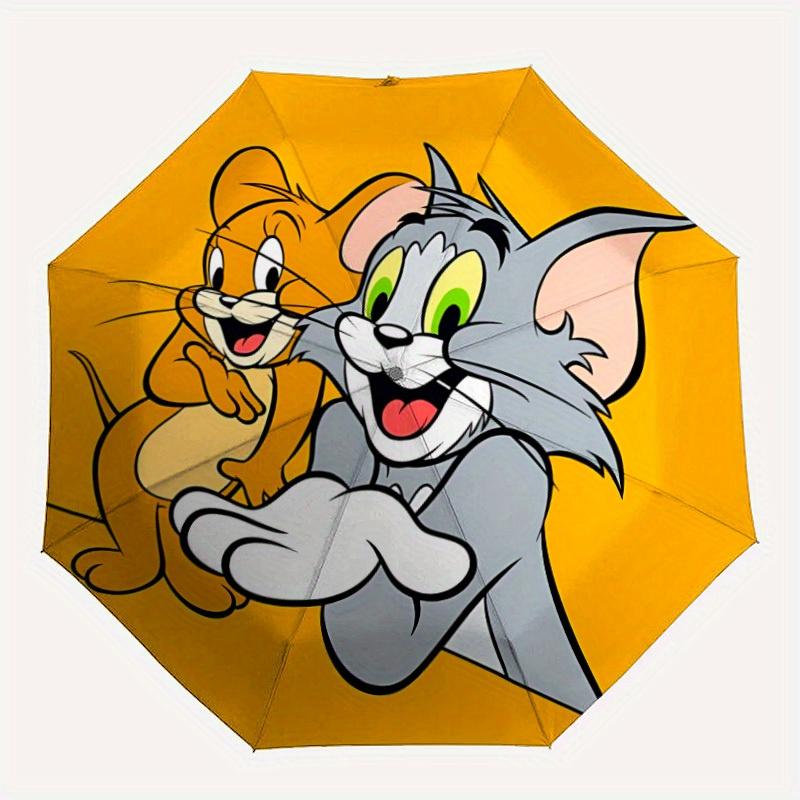 1pc Tom Jerry Friendship Automatic Open/close Umbrella, Heavy-Duty Iron Frame, Folding Portable Design, Travel, Everyday Use166
1pc Tom Jerry Friendship Automatic Open/close Umbrella, Heavy-Duty Iron Frame, Folding Portable Design, Travel, Everyday Use166