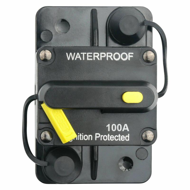 30A 40A 50A 60A 80A 100A 120A 150A 200A 250A 300A AMP Circuit Breaker Fuse Reset 12-48V DC Car Boat Auto Waterproof Solar System
30A 40A 50A 60A 80A 100A 120A 150A 200A 250A 300A AMP Circuit Breaker Fuse Reset 12-48V DC Car Boat Auto Waterproof Solar System