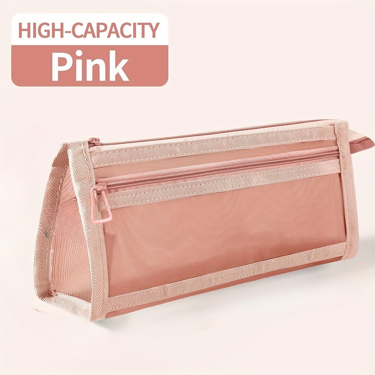 Desk Storage Morandi Grid Mesh Pencil Case with Handle and Zipper Clear Double-layer Pencil Pouch Marker Pouch, Travel розовый
Desk Storage Morandi Grid Mesh Pencil Case with Handle and Zipper Clear Double-layer Pencil Pouch Marker Pouch, Travel розовый