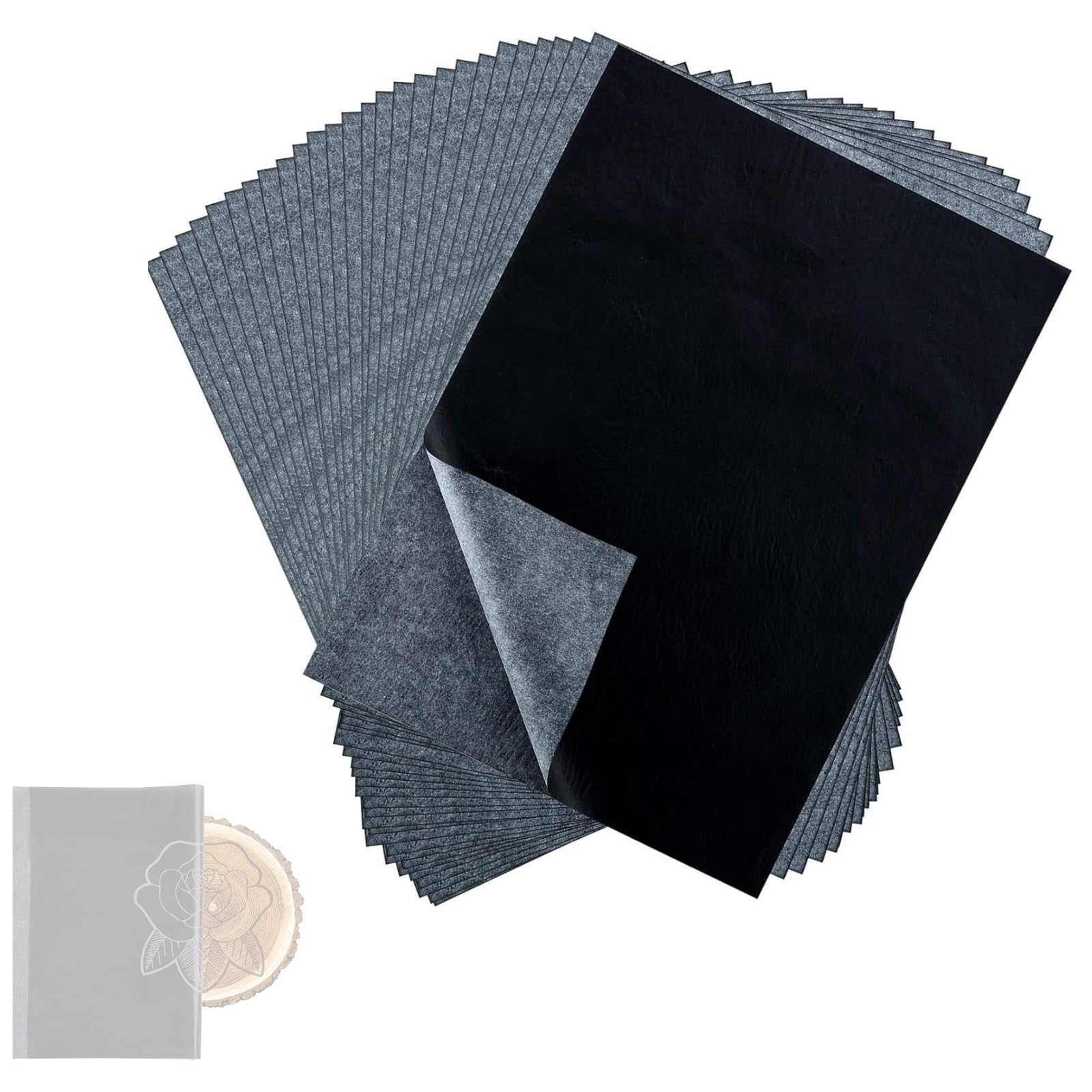 aninako Carbon Paper Black A4 Single Side Transfer Copy Tracing Paper Carbon Paper Paper Print Art Graphite Transfer Sketch Print Sketch Crafts
aninako Carbon Paper Black A4 Single Side Transfer Copy Tracing Paper Carbon Paper Paper Print Art Graphite Transfer Sketch Print Sketch Crafts