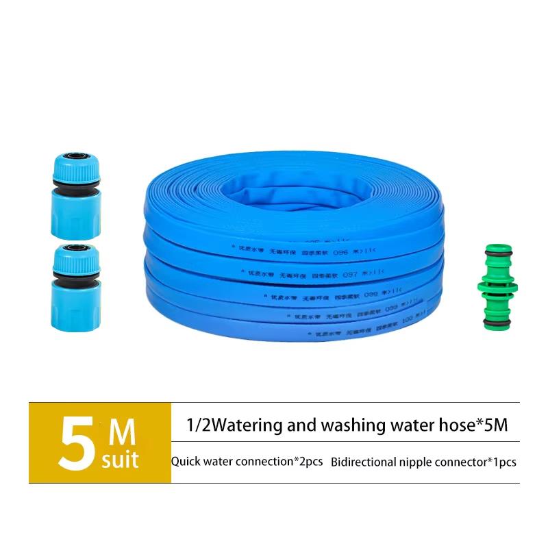Durable Flexible 1/2 Water Hose Set for Home Garden - 5M to 20M Length Options - Green And Yellow Thick And Durable Hose Kit
Durable Flexible 1/2 Water Hose Set for Home Garden - 5M to 20M Length Options - Green And Yellow Thick And Durable Hose Kit