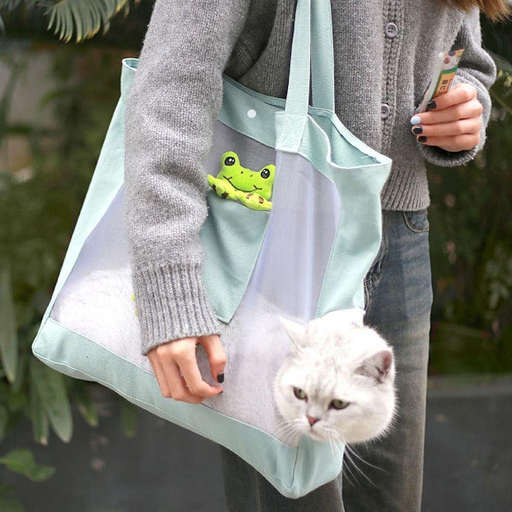 Breathable Travel Pet Mesh Bag Cartoon Pet Outing Shoulder Bag Cute Puppy Shoulder Handbag Summer синій
Breathable Travel Pet Mesh Bag Cartoon Pet Outing Shoulder Bag Cute Puppy Shoulder Handbag Summer синій