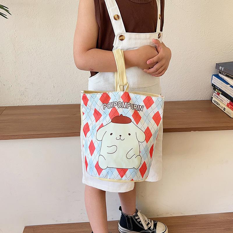 New fashion canvas bag large capacity bucket bag tote bag cartoon work grocery bag children s handbag average size
New fashion canvas bag large capacity bucket bag tote bag cartoon work grocery bag children s handbag average size