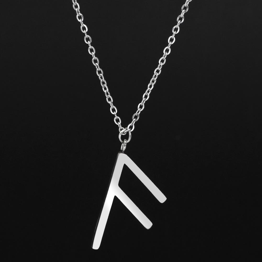 Viking Rune Layering Necklace for Women Stainless Steel Norse Runic Pendants Necklaces Feminine Delicate Minimalist Jewelry Gift no box&60cm
Viking Rune Layering Necklace for Women Stainless Steel Norse Runic Pendants Necklaces Feminine Delicate Minimalist Jewelry Gift no box&60cm