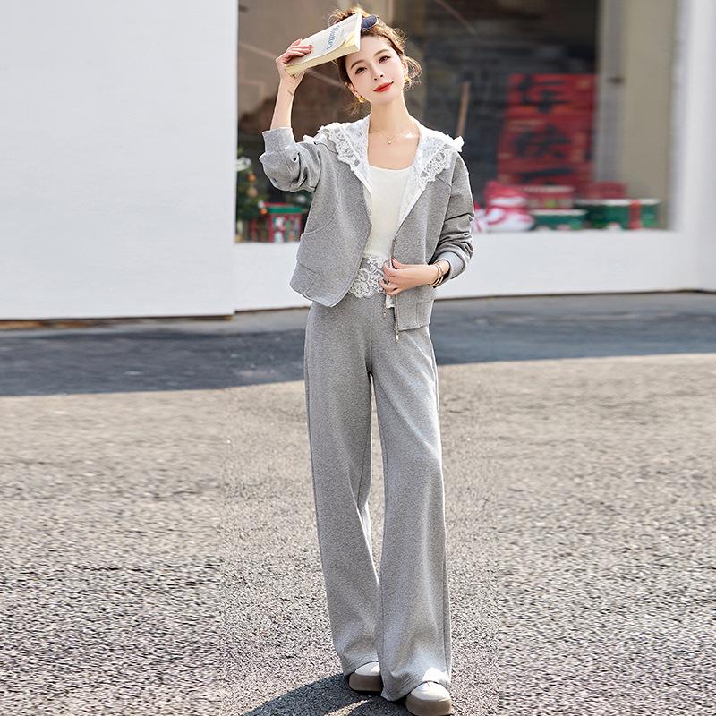 Spring 2025 Fashion: Small Fragrant Lace Patchwork Jacket & Long Pants Set L 58-62 kg белый
Spring 2025 Fashion: Small Fragrant Lace Patchwork Jacket & Long Pants Set L 58-62 kg белый