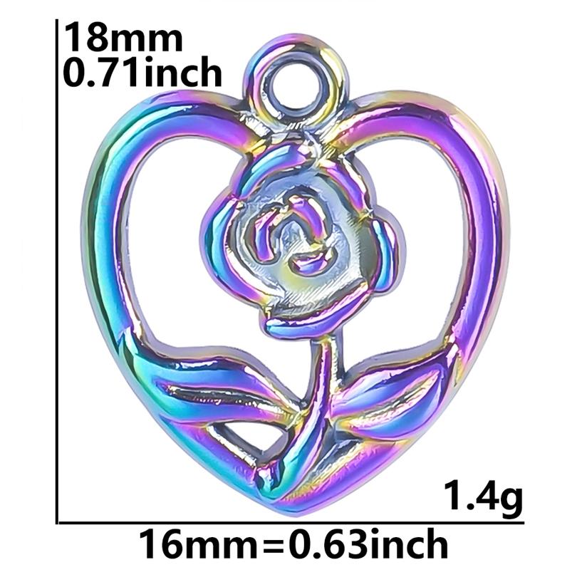 10pcs/Lot Hearts Charm Rainbow Color Multistyle Heart Pendant Charms For Jewelry Making Supplies Dijes Para Bisutería Materials
10pcs/Lot Hearts Charm Rainbow Color Multistyle Heart Pendant Charms For Jewelry Making Supplies Dijes Para Bisutería Materials