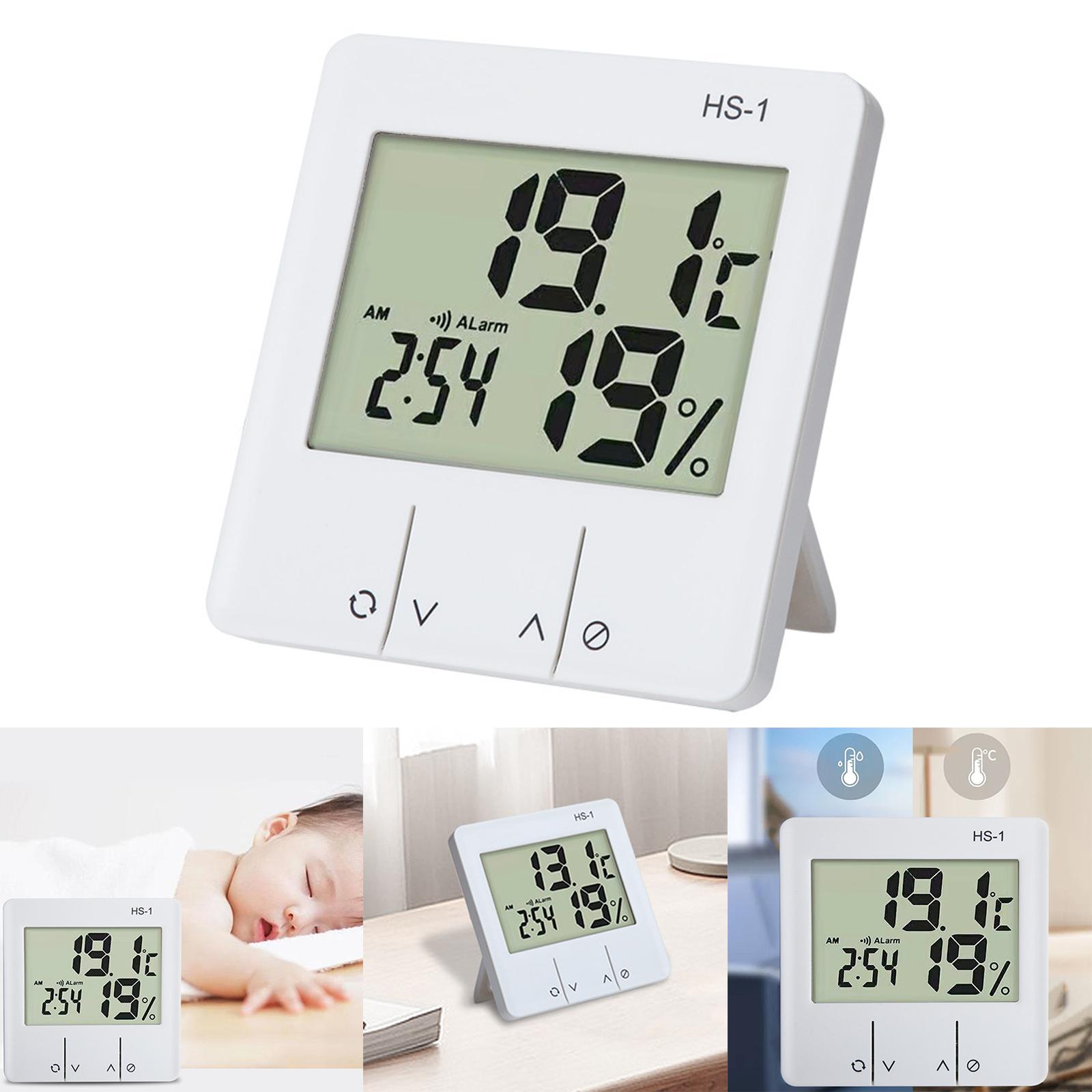 Electronic Temperature Humidity Meter Sensor Indoor Outdoor Refrigerator Freezer Thermometer Alarm Weather Station Clock
Electronic Temperature Humidity Meter Sensor Indoor Outdoor Refrigerator Freezer Thermometer Alarm Weather Station Clock