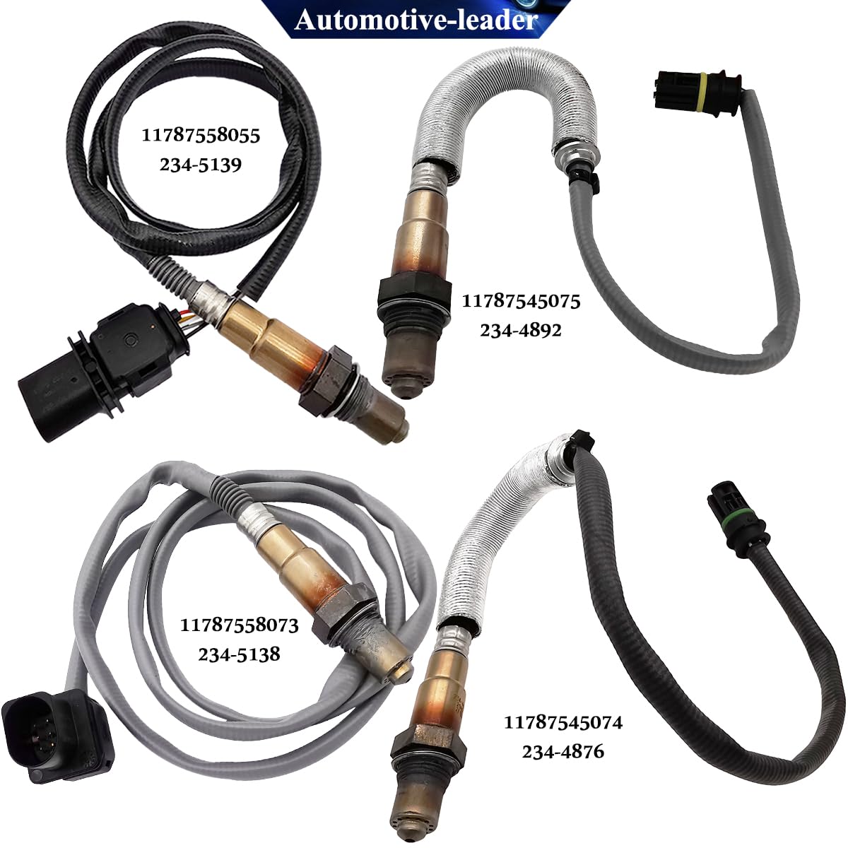 4Pcs 234-5138 234-5139 234-4876 234-4892 Upstream Downstream Oxygen O2 Sensor for BMW E82 E90 E91 128i 328i 328i xDrive X3 X5 11787558073 11787558055
4Pcs 234-5138 234-5139 234-4876 234-4892 Upstream Downstream Oxygen O2 Sensor for BMW E82 E90 E91 128i 328i 328i xDrive X3 X5 11787558073 11787558055