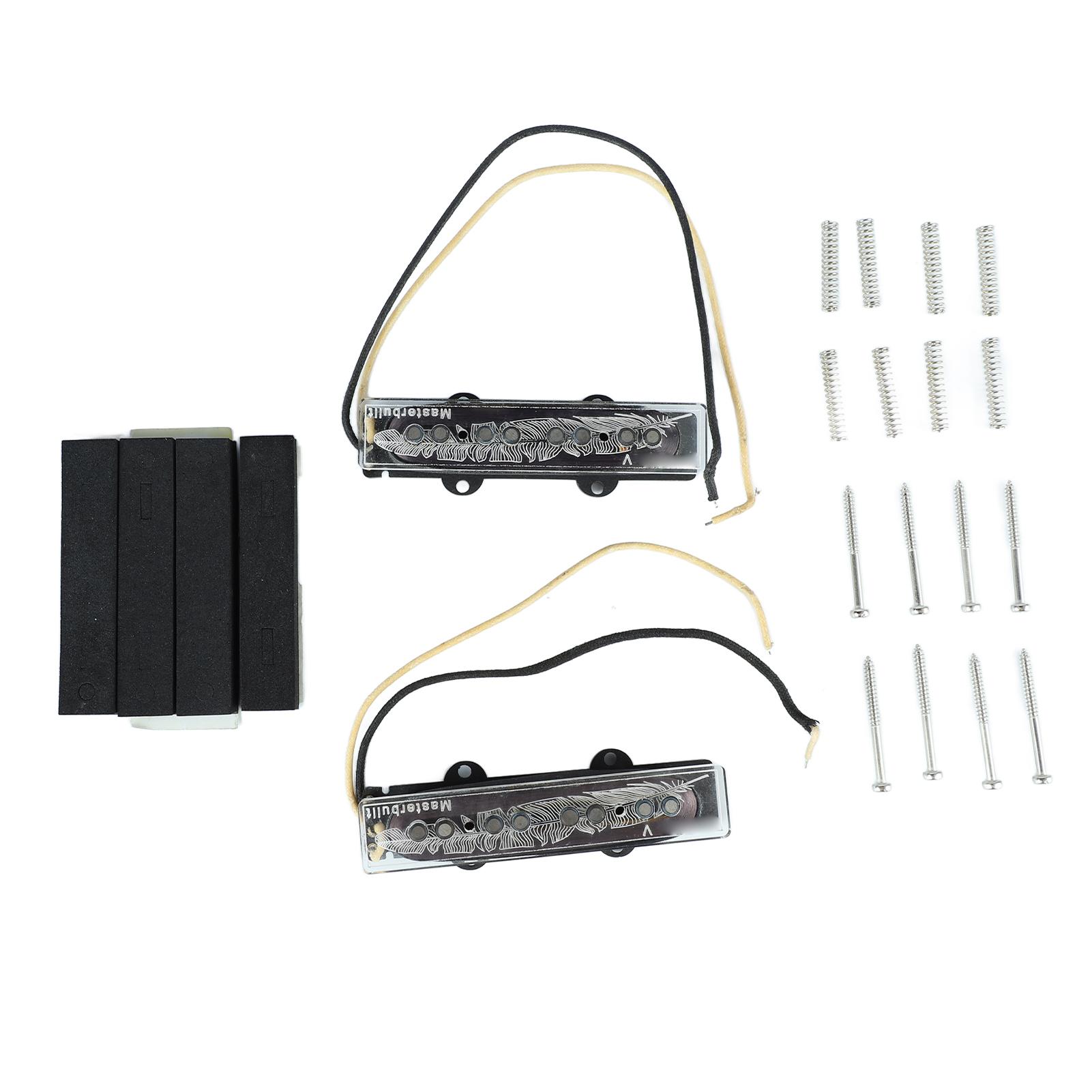2PCS Guitar Sound Hole Pickups Electric Guitar Replacement Pickup Set with Spring Mounting Screws
2PCS Guitar Sound Hole Pickups Electric Guitar Replacement Pickup Set with Spring Mounting Screws