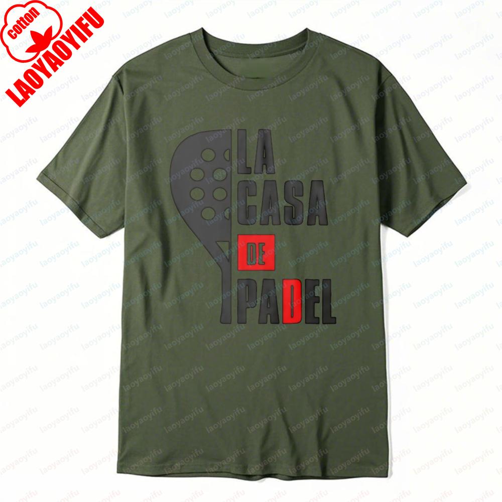 La Casa De Padel Graphic Cotton Tee Vintage Classics Tennis Tops Casual Fashion Trendy Sport Style Tshirt Homme Outdoors Clothes 4XL
La Casa De Padel Graphic Cotton Tee Vintage Classics Tennis Tops Casual Fashion Trendy Sport Style Tshirt Homme Outdoors Clothes 4XL