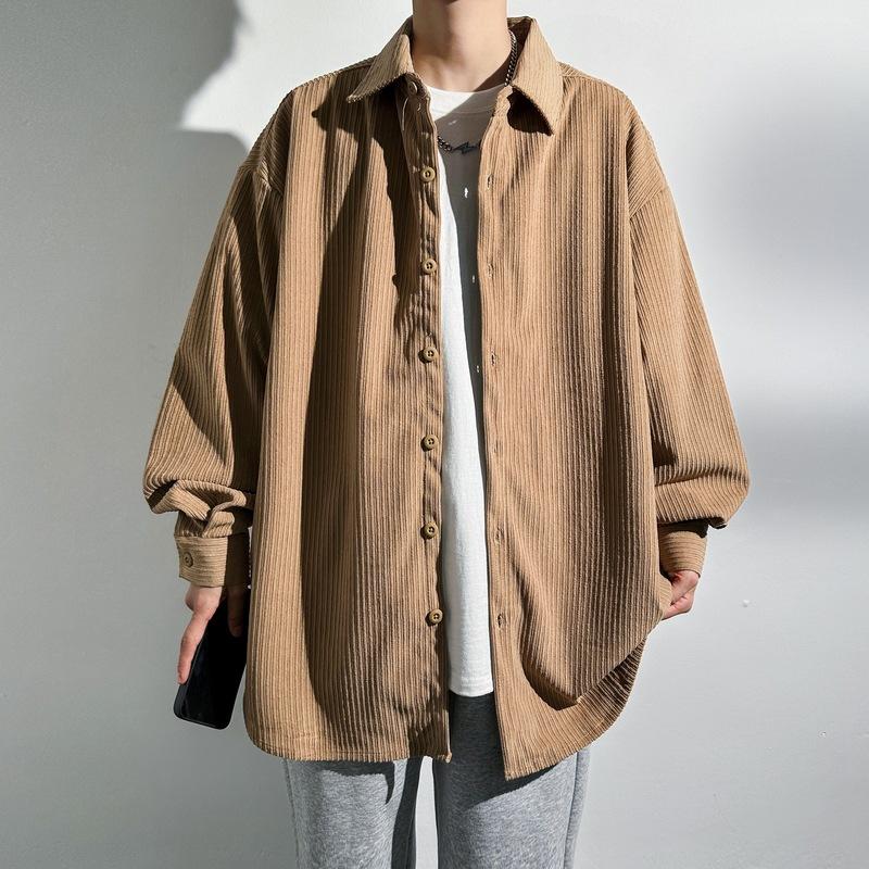 Hong Kong Style Turn-Down Collar Casual Long Sleeve Shirt Men Light Luxury Thin Spring Autumn Jacket Men s Youth 3XL хаки
Hong Kong Style Turn-Down Collar Casual Long Sleeve Shirt Men Light Luxury Thin Spring Autumn Jacket Men s Youth 3XL хаки