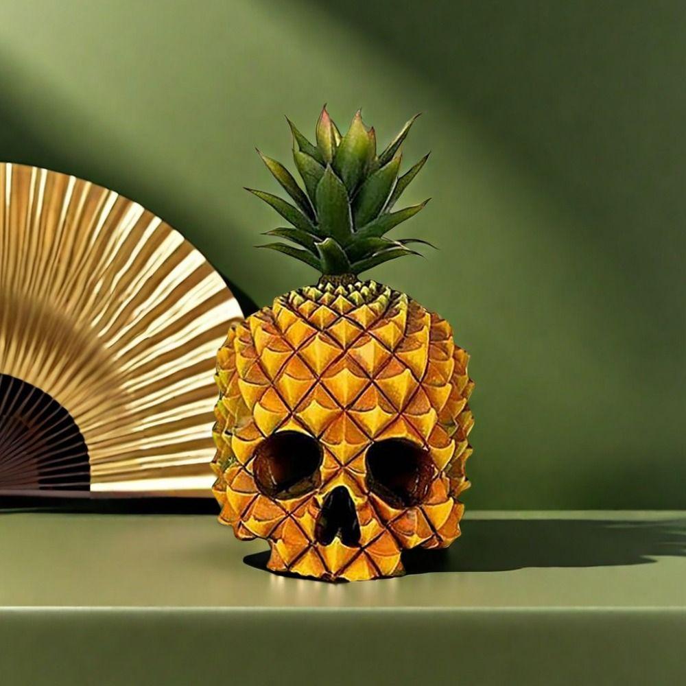 Scary Halloween Pineapple Skull Funny Halloween Pineapple Ornaments Home Decoration 16cm
Scary Halloween Pineapple Skull Funny Halloween Pineapple Ornaments Home Decoration 16cm