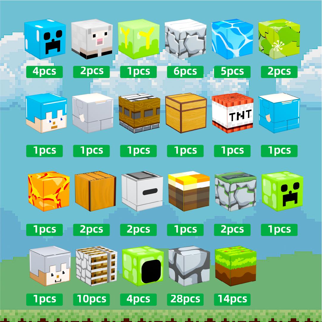 80 шт. творческий Mine Magnet World магнитные строительные блоки органы слизь замок сцена подходит для мальчиков и девочек подарок на день рождения
80 шт. творческий Mine Magnet World магнитные строительные блоки органы слизь замок сцена подходит для мальчиков и девочек подарок на день рождения