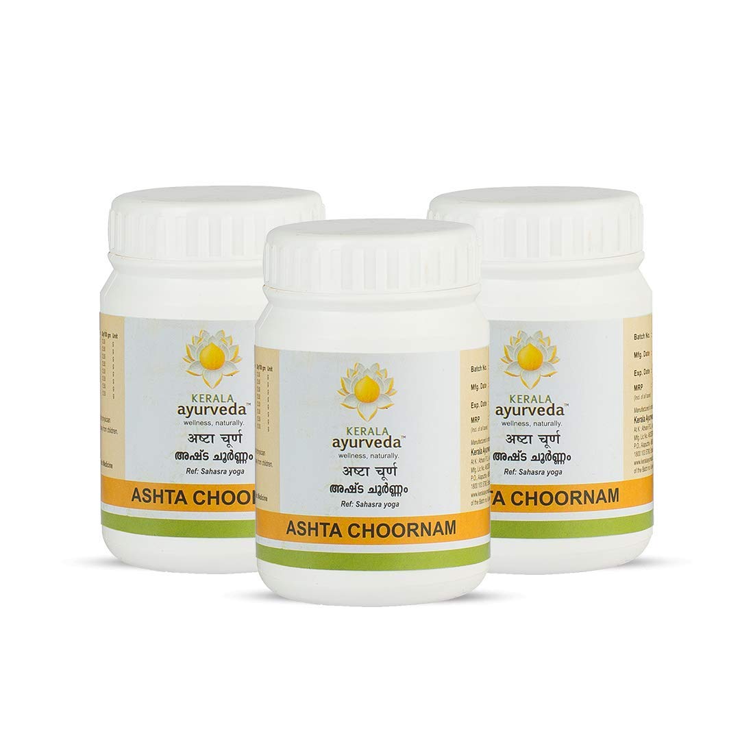 Kerala Ayurveda Ashta Choornam Herbal Digestive Powder For Appetite Support 50 g X Pack Of 3 For Gut Comfort
Kerala Ayurveda Ashta Choornam Herbal Digestive Powder For Appetite Support 50 g X Pack Of 3 For Gut Comfort