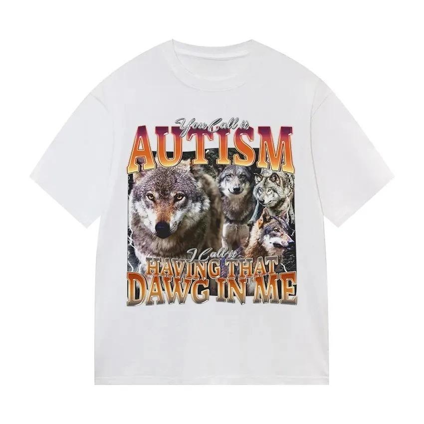 You Call It Autism I Call It Having That Dawg in Me Funny Wolf Meme TShirt Women Vintage Short Sleeve Tshirt Streetwear Y2K Top 3XL
You Call It Autism I Call It Having That Dawg in Me Funny Wolf Meme TShirt Women Vintage Short Sleeve Tshirt Streetwear Y2K Top 3XL