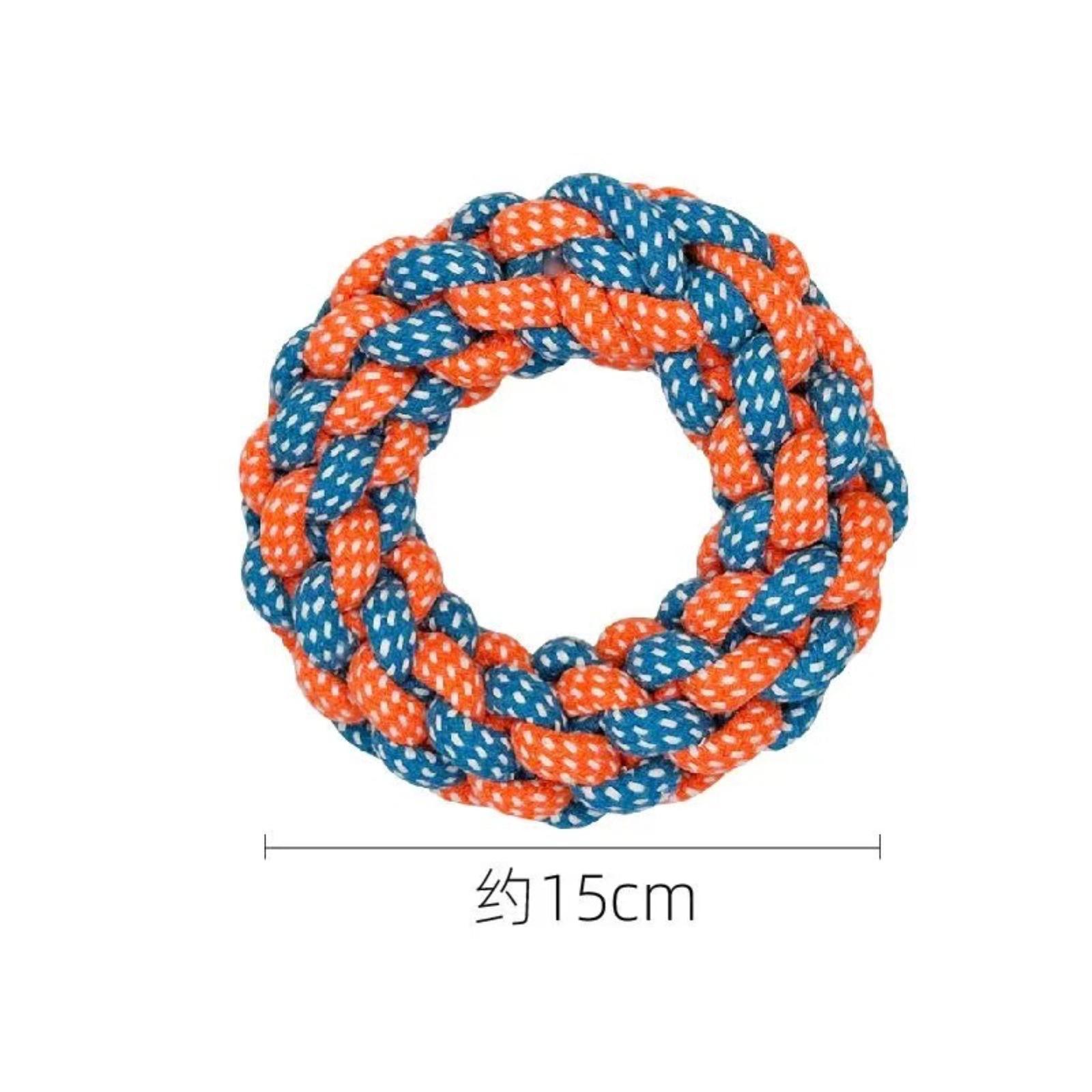 Durable Braided Rope Dog Toy for Chewing and Teeth Cleaning Suitable for Small to Medium Pets Interactive Tugging and Fetching Toy One Size
Durable Braided Rope Dog Toy for Chewing and Teeth Cleaning Suitable for Small to Medium Pets Interactive Tugging and Fetching Toy One Size