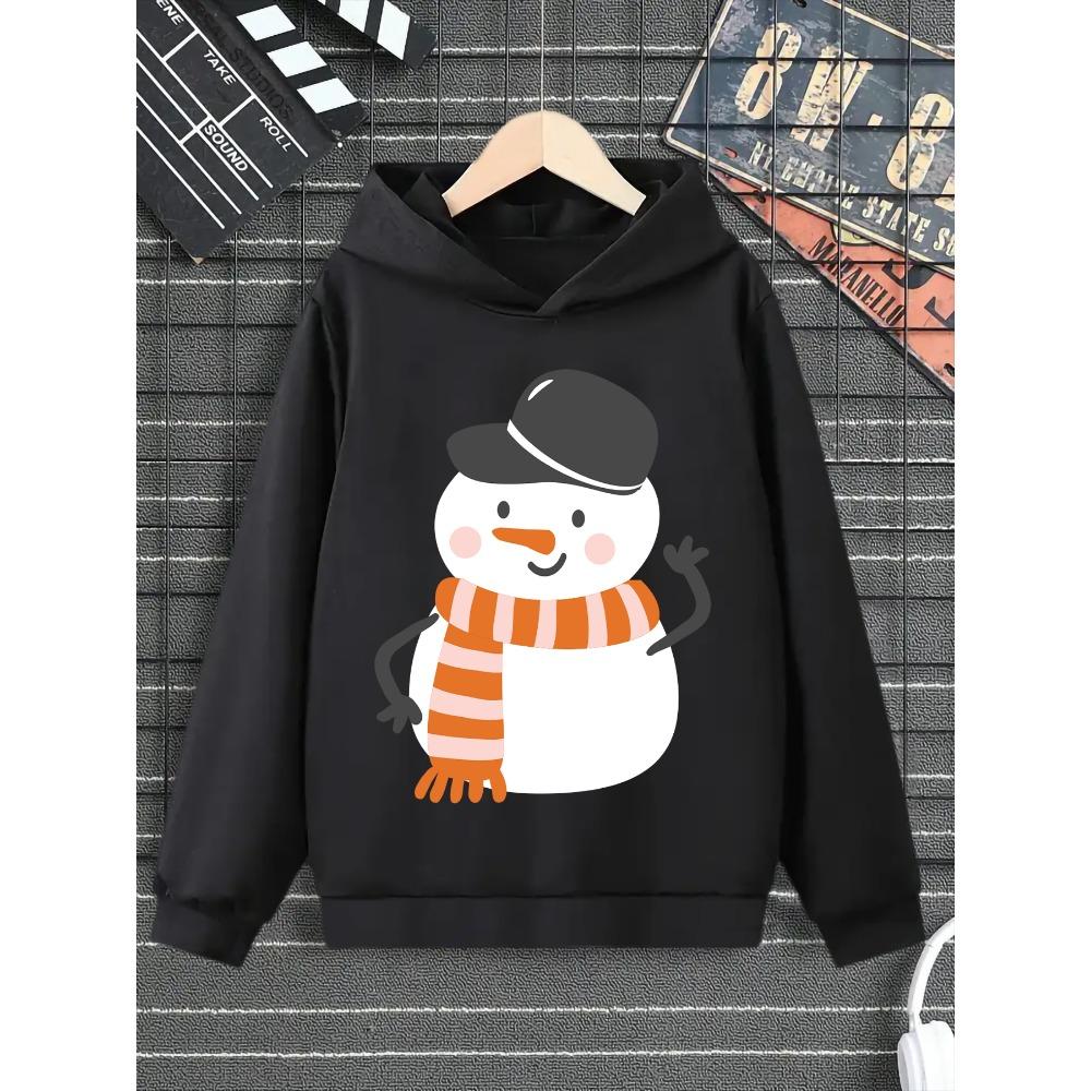 This Autumn And Winter Children s Fashionable Black Sports Hoodie With Snowman Cartoon Prints Is Perfect For Daily Outings 100
This Autumn And Winter Children s Fashionable Black Sports Hoodie With Snowman Cartoon Prints Is Perfect For Daily Outings 100