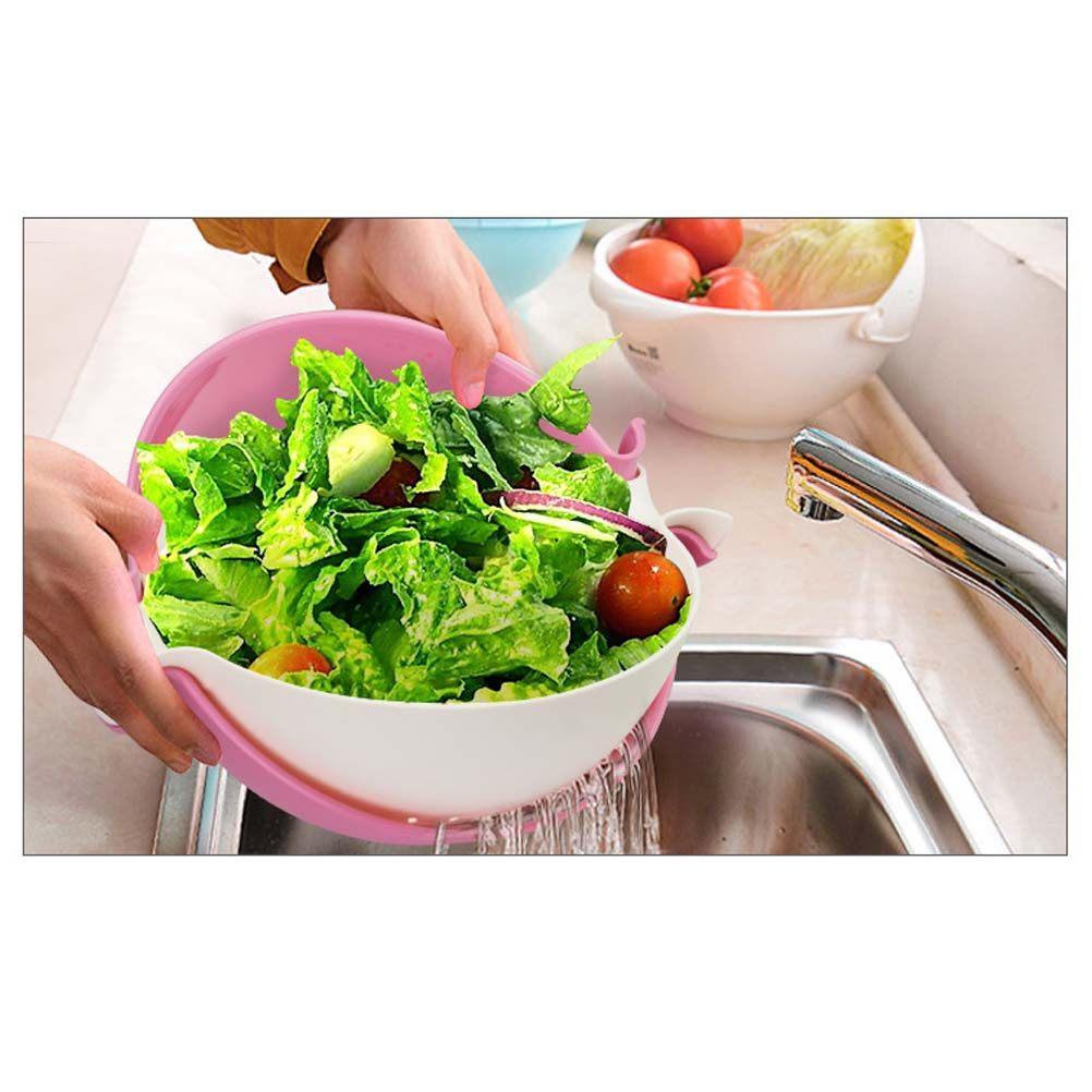 Large 2-in-1 Colander and Bowl Set in Pink Heavy Duty Food Safe PP Strainer for Spaghetti Potatoes Broccoli Washing Drainage
Large 2-in-1 Colander and Bowl Set in Pink Heavy Duty Food Safe PP Strainer for Spaghetti Potatoes Broccoli Washing Drainage