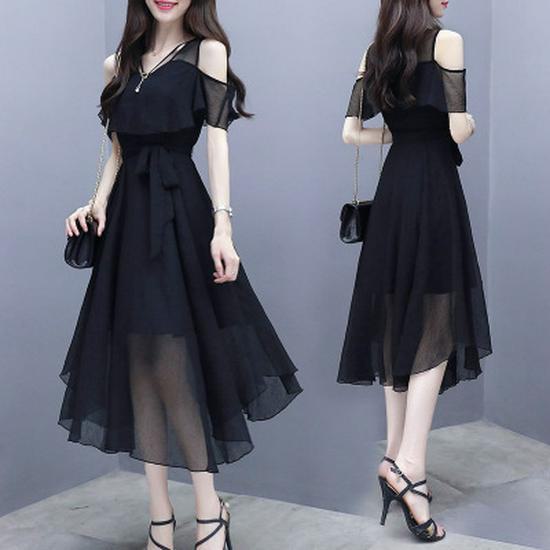 Women s Summer Black Slim Midi Dress with Short Sleeves and Irregular Hem 3XL чорний
Women s Summer Black Slim Midi Dress with Short Sleeves and Irregular Hem 3XL чорний