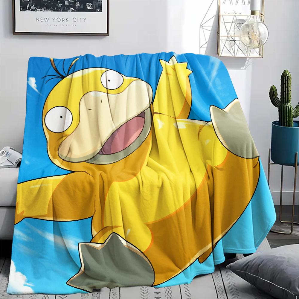 Pokémon Psyduck pattern Flannel Blanket, High quality Comfortable for All Seasons, Home Decor, Warmth and Comfort, Perfect for Gifts. 80cm x 120cm
Pokémon Psyduck pattern Flannel Blanket, High quality Comfortable for All Seasons, Home Decor, Warmth and Comfort, Perfect for Gifts. 80cm x 120cm