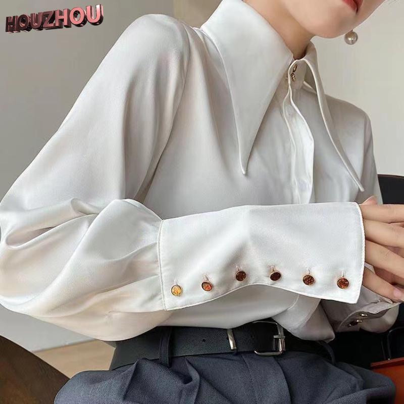 Винтаж Атлас Шелк Женская Рубашка Осень Элегантный Отворачивающийся Воротник Женщина Блузка Белый Длинный Рукав Офис Женские Рубашки Топы
Винтаж Атлас Шелк Женская Рубашка Осень Элегантный Отворачивающийся Воротник Женщина Блузка Белый Длинный Рукав Офис Женские Рубашки Топы