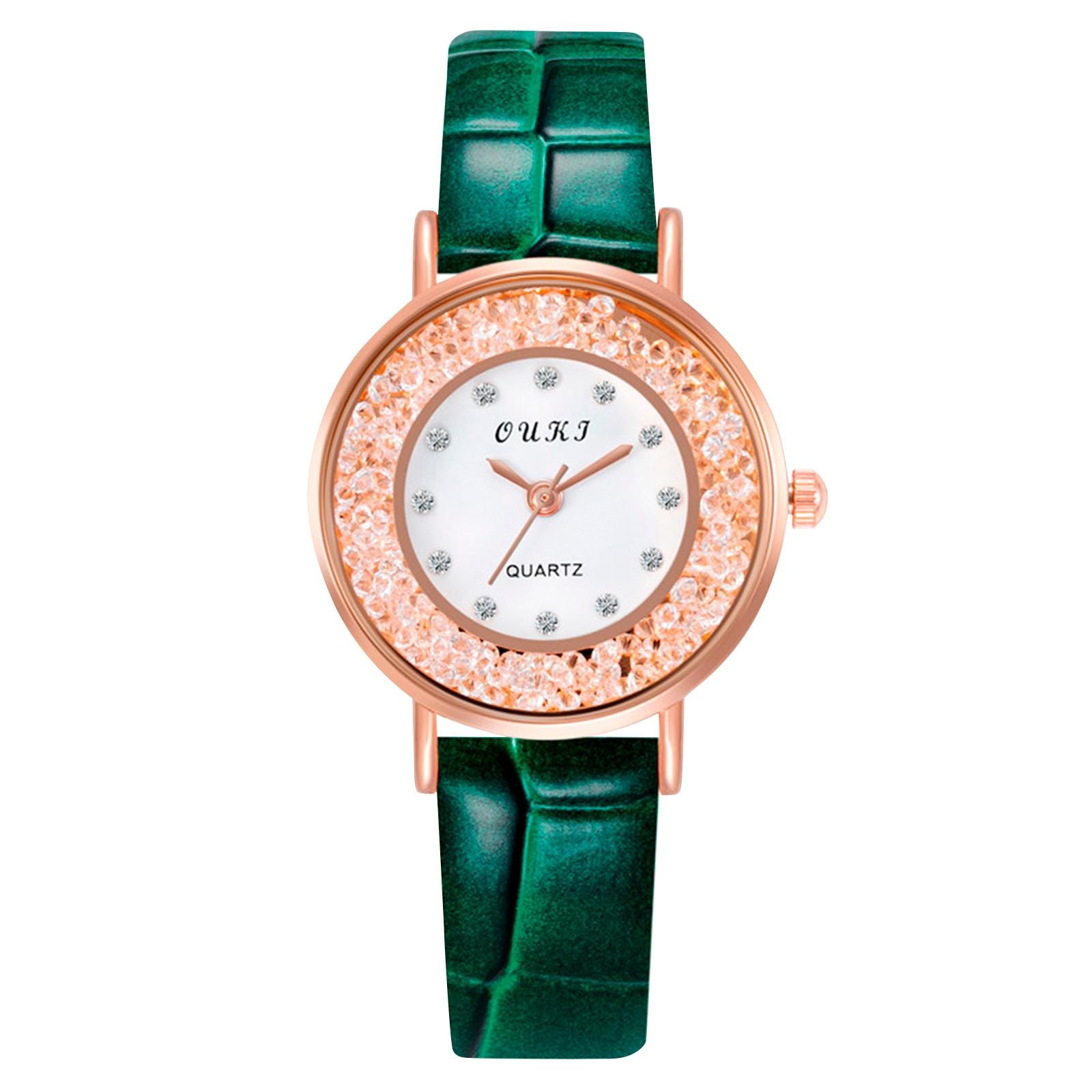 Женские часы Кварцевые часы Женская одежда Подходящие часы One Size зелёный
Женские часы Кварцевые часы Женская одежда Подходящие часы One Size зелёный