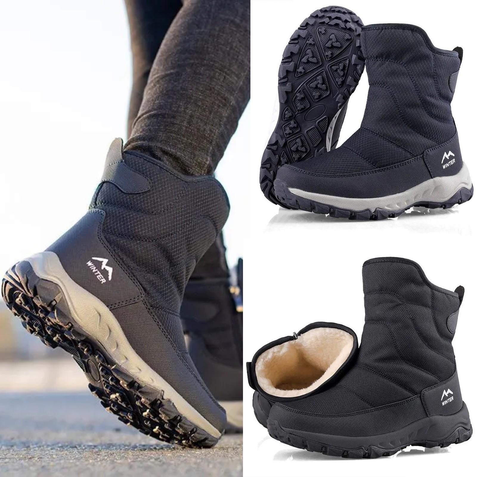 Теплая утепленная плюшевая походная обувь. Мужская зимняя обувь. Нескользящая хлопковая обувь.
Теплая утепленная плюшевая походная обувь. Мужская зимняя обувь. Нескользящая хлопковая обувь.