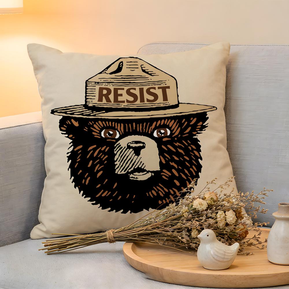 Cushion Cover Linen SkinFriendly Soft Decorative Case For Sofa Home Decor Smokey Bear Pillow cover 30x30 cm
Cushion Cover Linen SkinFriendly Soft Decorative Case For Sofa Home Decor Smokey Bear Pillow cover 30x30 cm