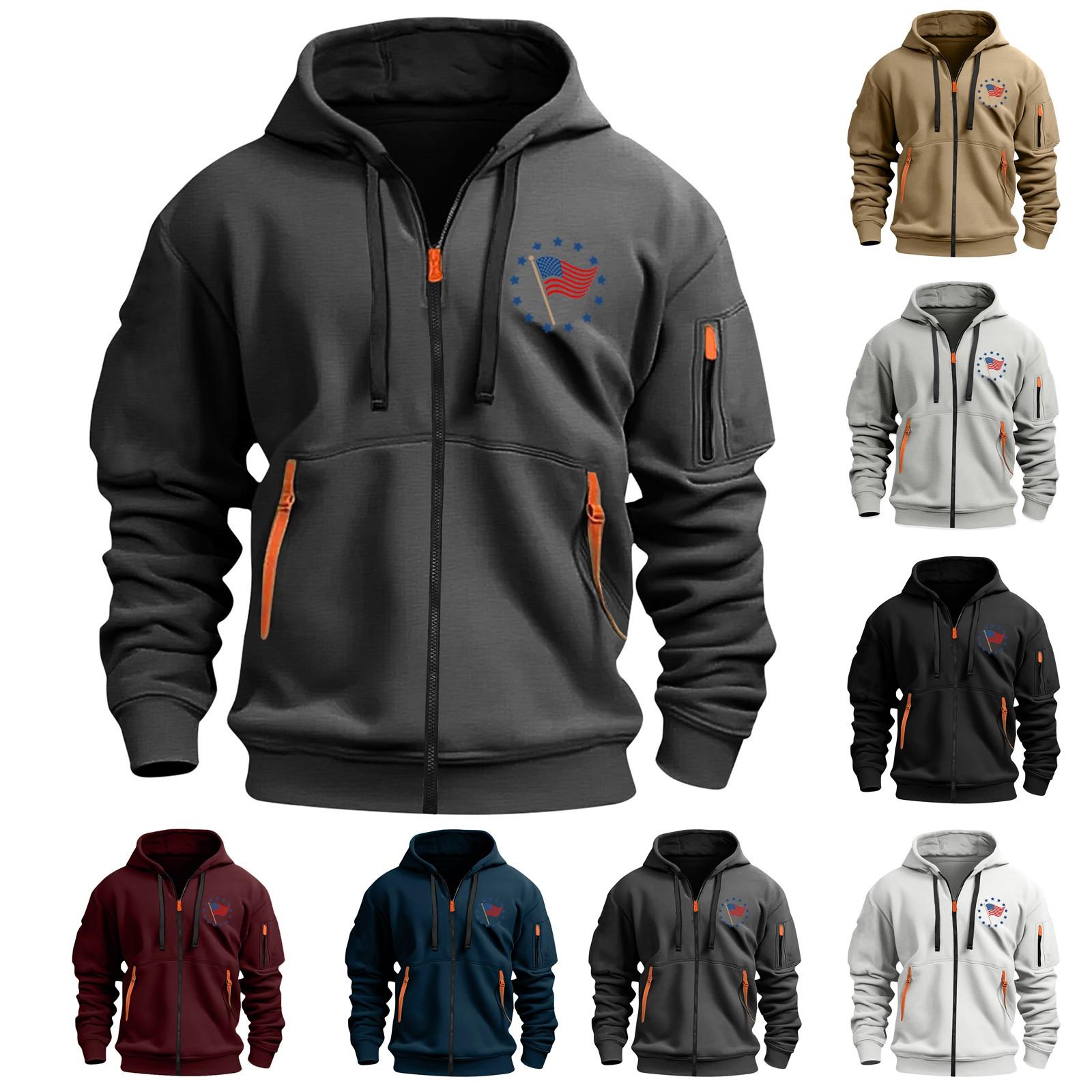 Мужская спортивная повседневная толстовка с капюшоном, кардиган с капюшоном на молнии, многокарманное пальто с капюшоном XXL
Мужская спортивная повседневная толстовка с капюшоном, кардиган с капюшоном на молнии, многокарманное пальто с капюшоном XXL